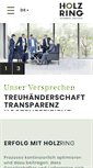 Mobile Screenshot of holzring.de